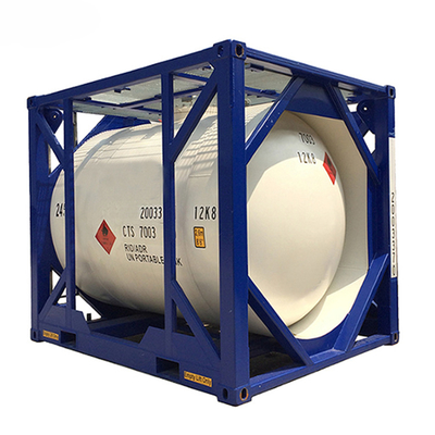 Industry Equipment CE Certificated ISO 20m3 Tank Container For LNG Carbon Dioxide CO2 For Use